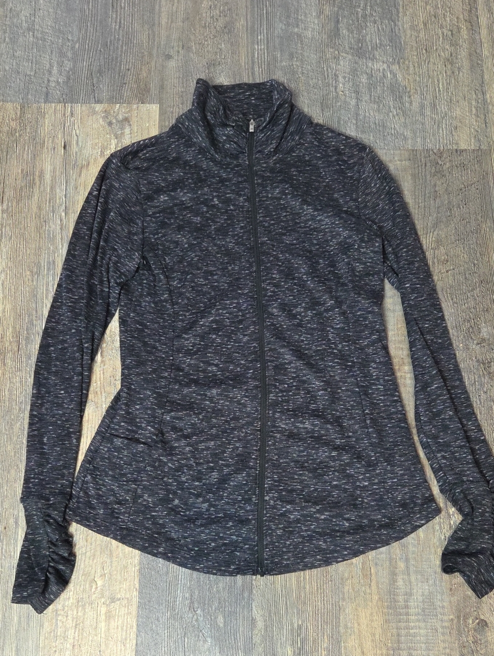 Columbia Black Space-Dye Full Zip Jacket